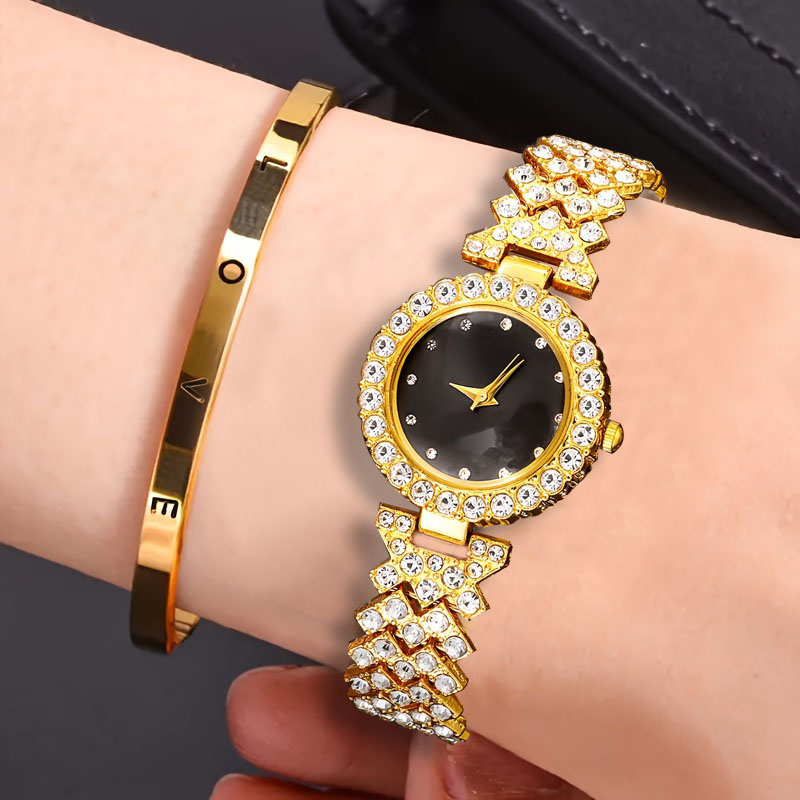 Jewels On Watches - 2Pcs Set Jam Tangan & Perhiasan