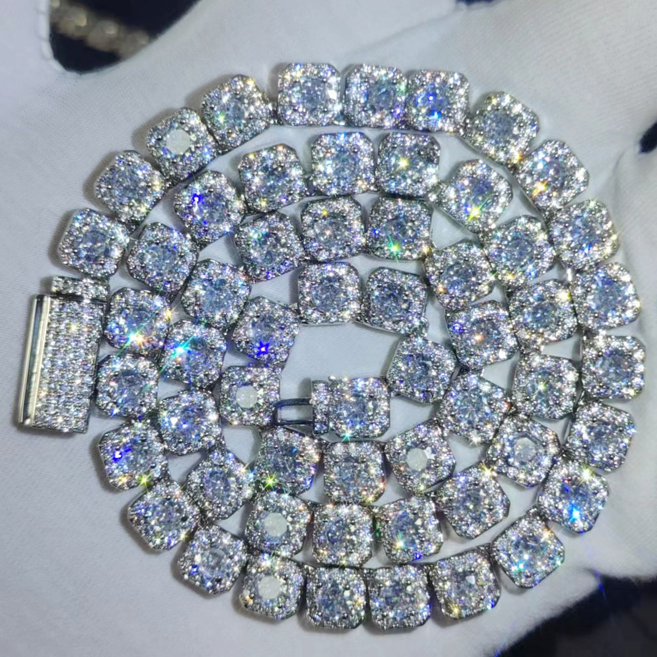 Tennis Bracelet Cubic - HHIOK Gelang Rantai Tenis Berlian Klaster