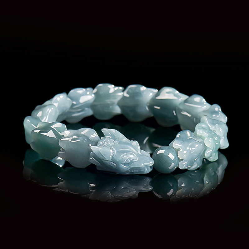 Jewelry & Watches Company - Gelang Naga Giok Burma Biru, Batu