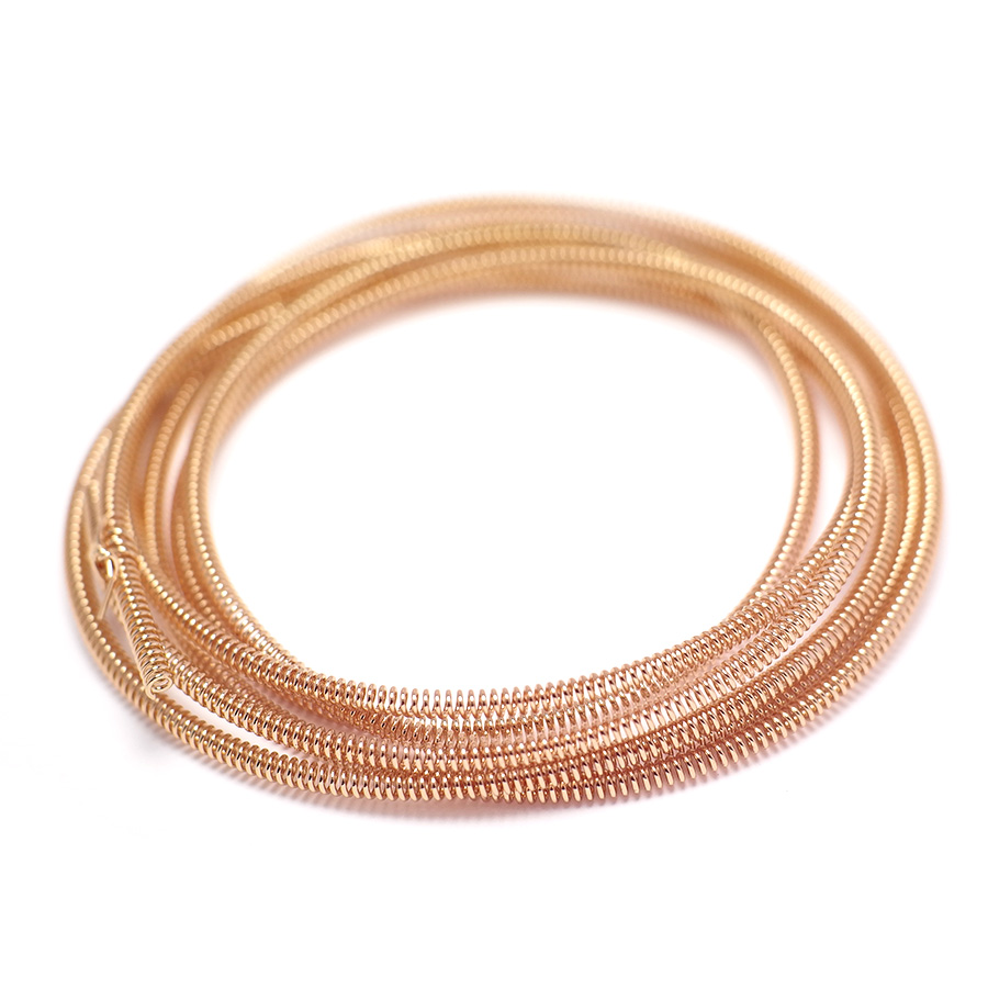 Rantai musim semi, rantai gela - Rose Gold Bracelet ulasan dan harga