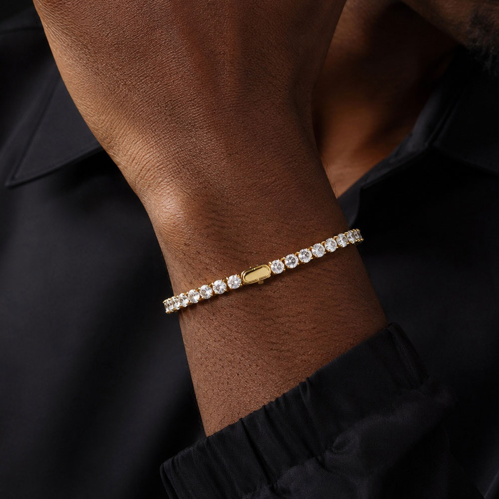 Gelang Tenis ESKEEM 3/4/5mm de - Tennis Bracelet Cubic ulasan dan harga