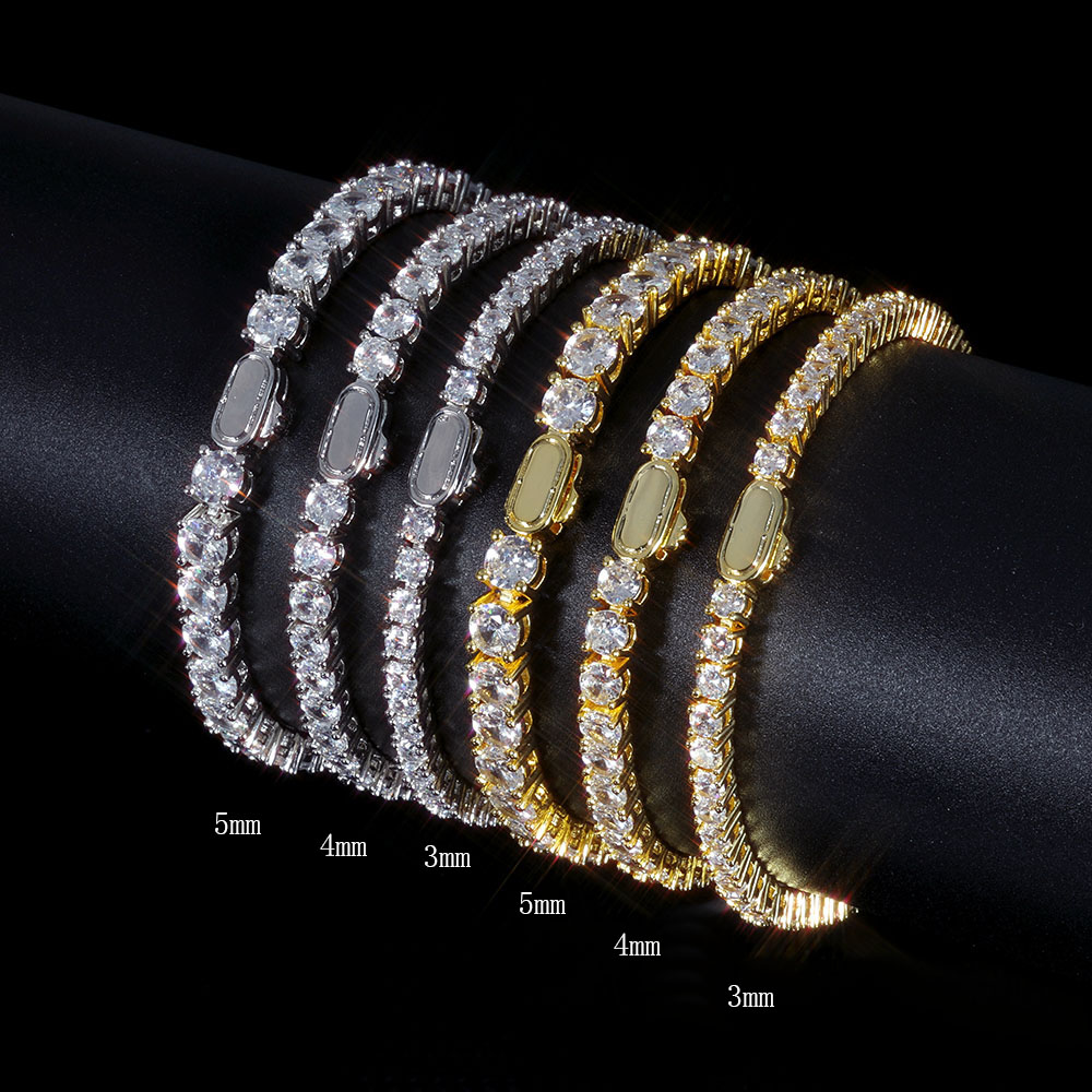Gelang Tenis ESKEEM 3/4/5mm de - Tennis Bracelet Cubic ulasan dan harga