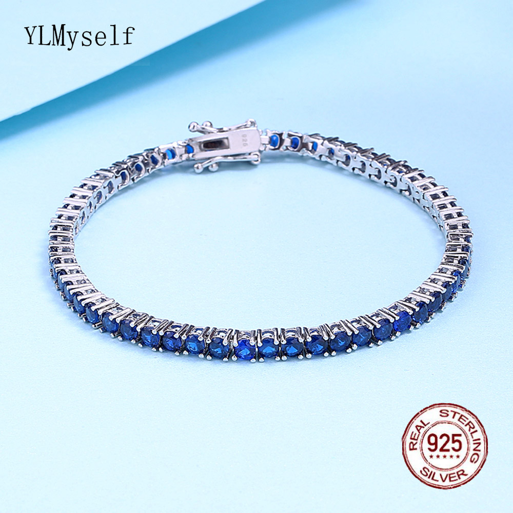Gelang tenis perak murni 15-20 - Tennis Bracelet Cubic ulasan dan harga