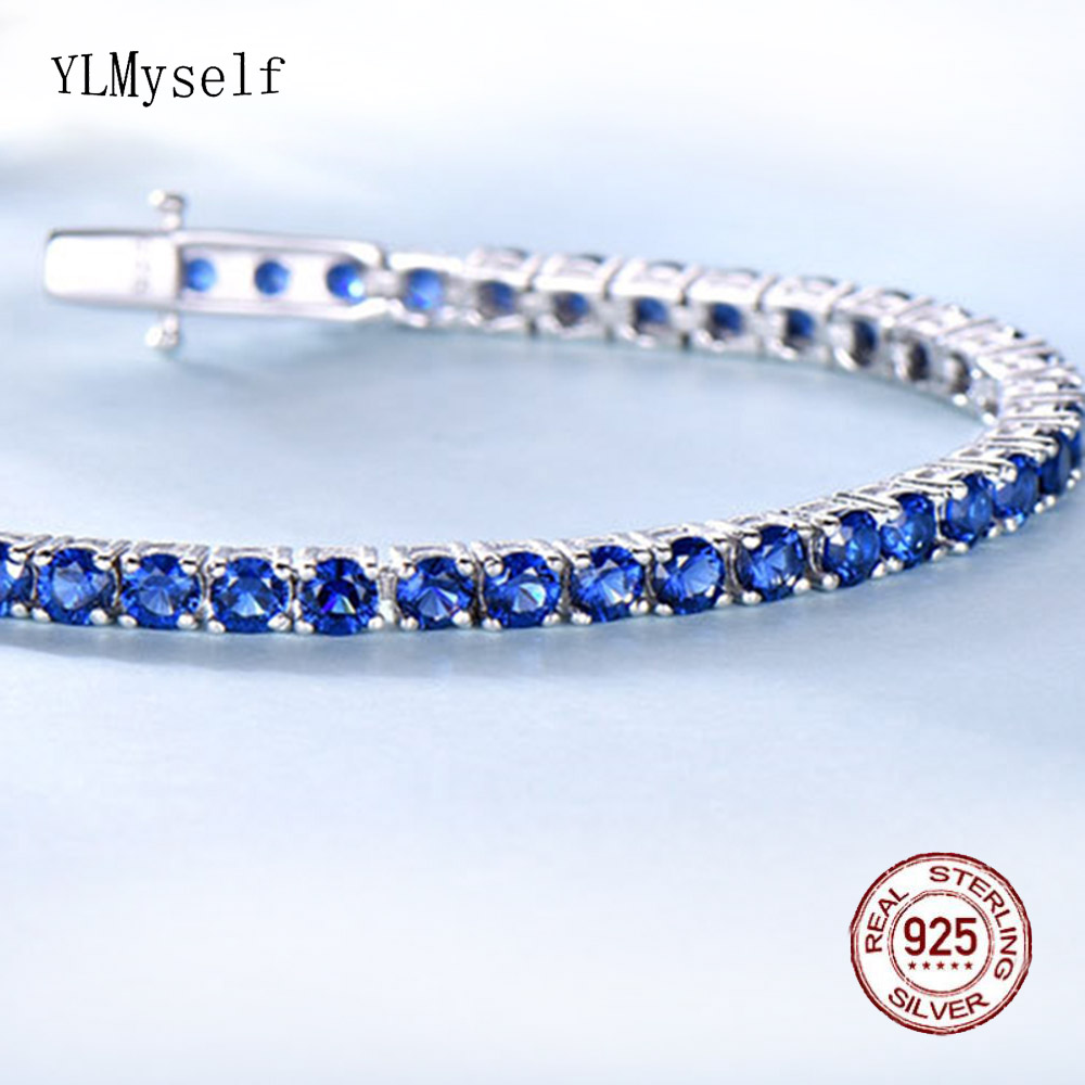 Gelang tenis perak murni 15-20 - Tennis Bracelet Cubic ulasan dan harga