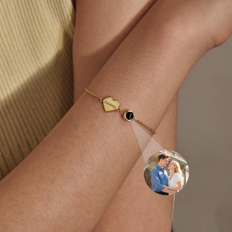 Gelang Nama Kustom dengan Gela - Rose Gold Bracelet ulasan dan harga