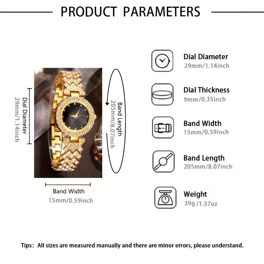 2Pcs Set Jam Tangan & Perhiasa - Jewels On Watches ulasan dan harga