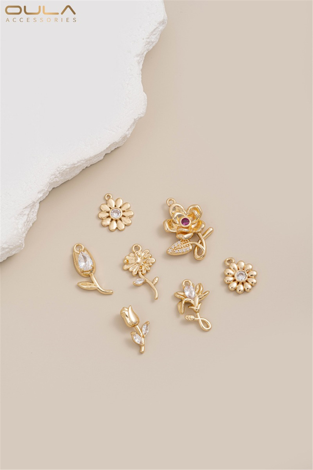 1 Buah Liontin Bunga Daisy Kec - Rose Gold Bracelet ulasan dan harga