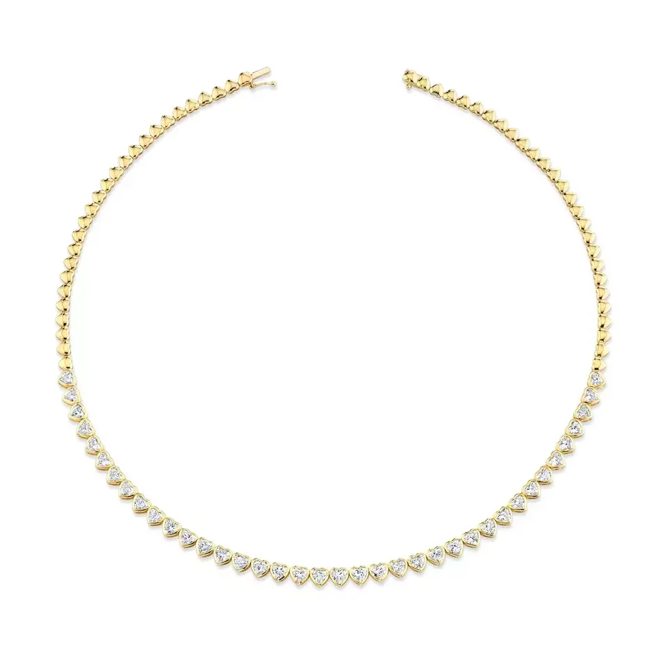 Kalung Rantai Tenis Bentuk Hat - Tennis Bracelet Cubic ulasan dan harga