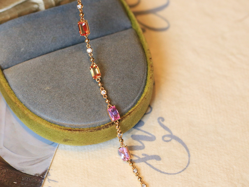 LUOWEND 100% 18K Gelang Emas M - Rose Gold Bracelet ulasan dan harga