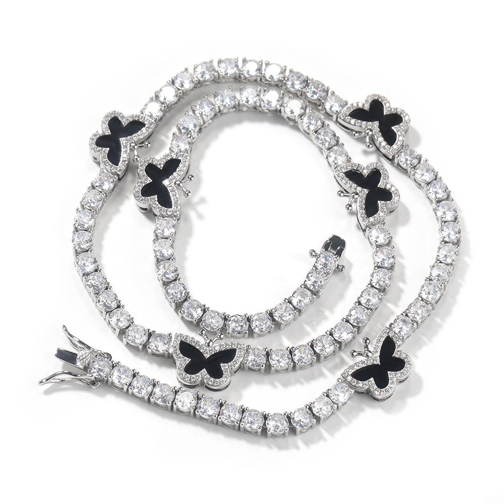 THE BLING KING kalung rantai t - Tennis Bracelet Cubic ulasan dan harga