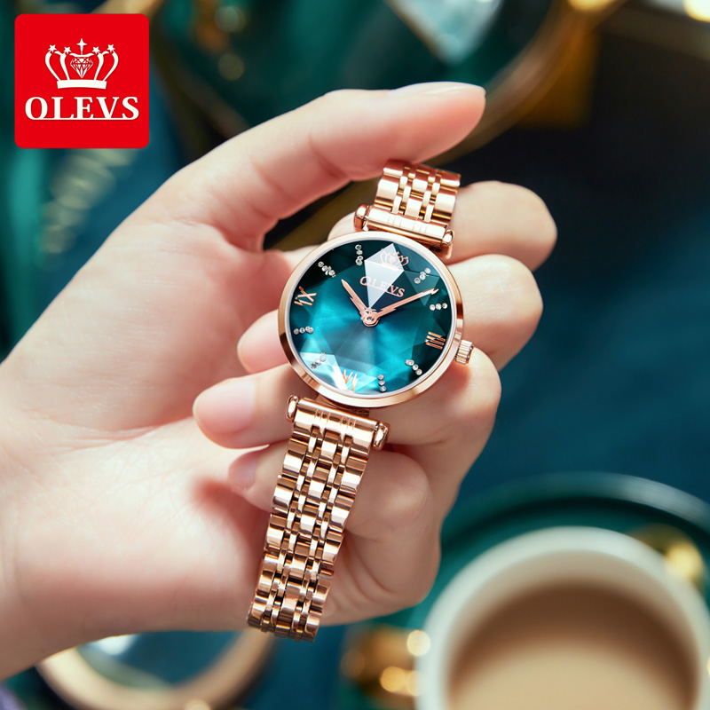 OLEVS jam tangan kuarsa perhia - Jewels In Quartz Watches ulasan dan harga