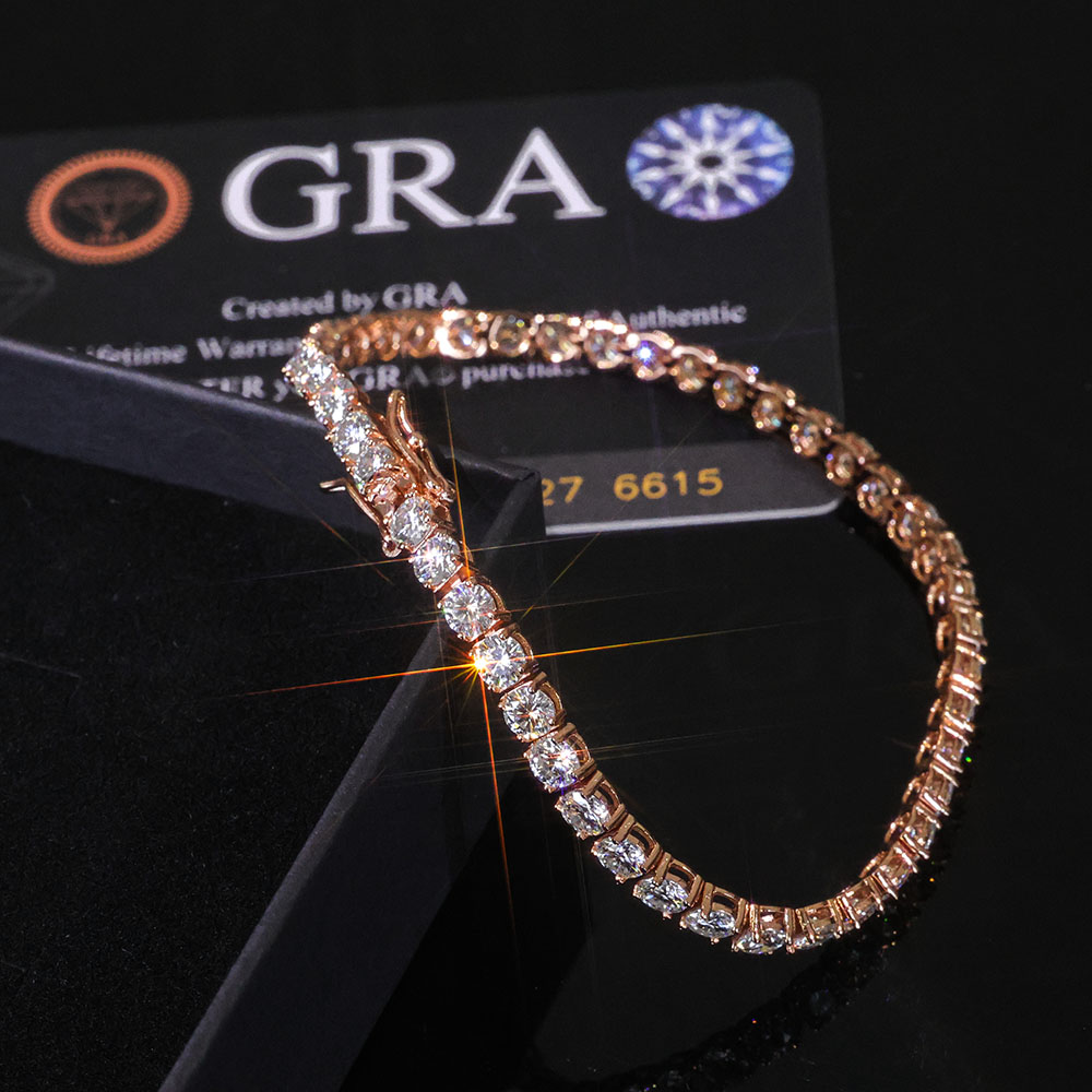 ESKEEM VVS Gelang Tenis Moissa - Rose Gold Bracelet ulasan dan harga