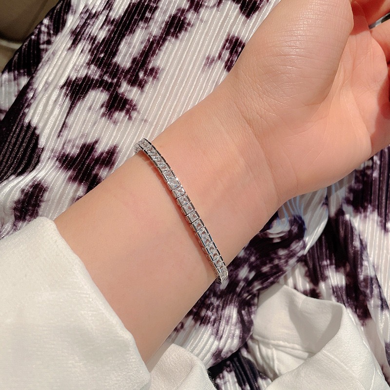 Merek Fashion Tenis Gelang Put - Tennis Bracelet Cubic ulasan dan harga