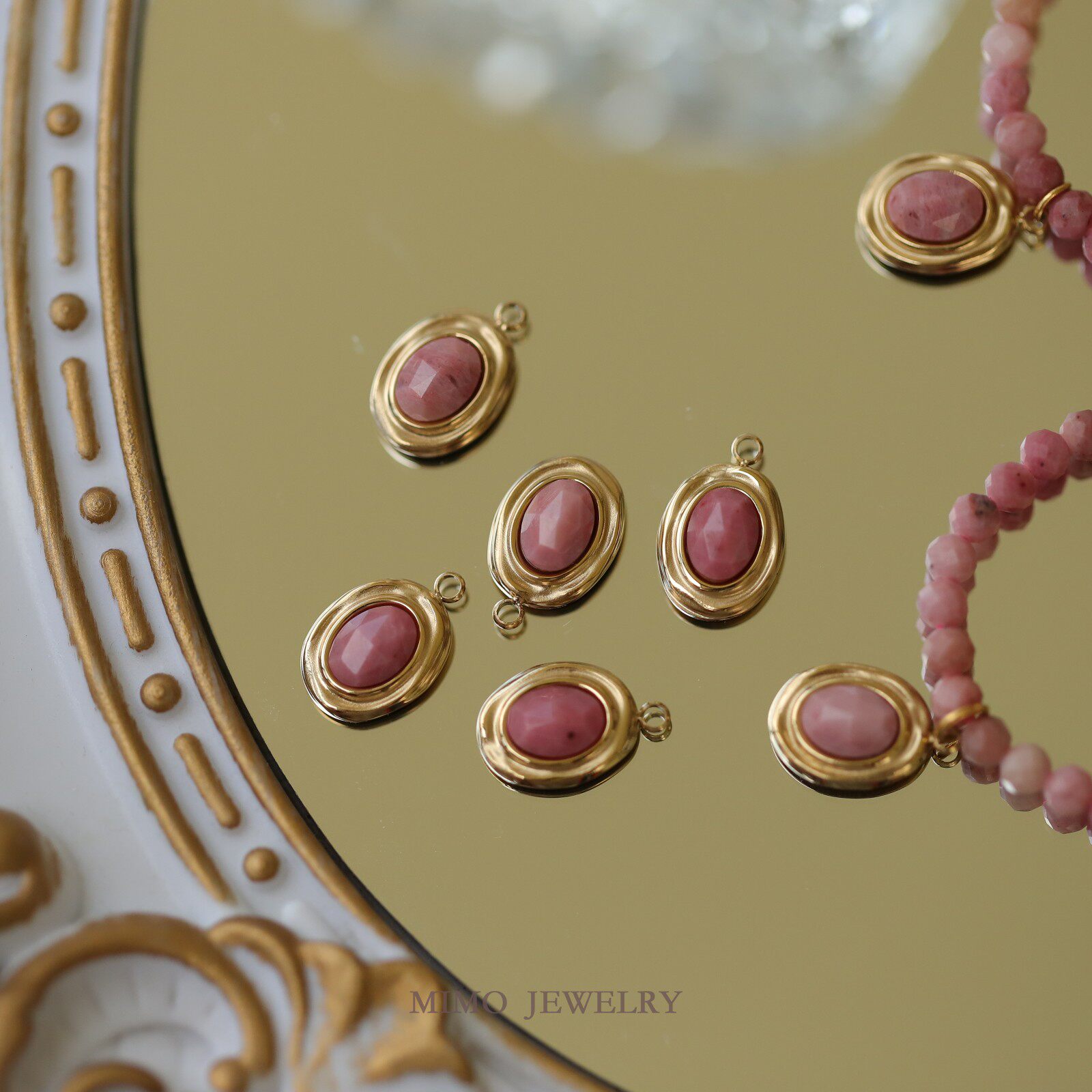 1 Buah Jimat Batu Merah Berseg - Rose Gold Bracelet ulasan dan harga
