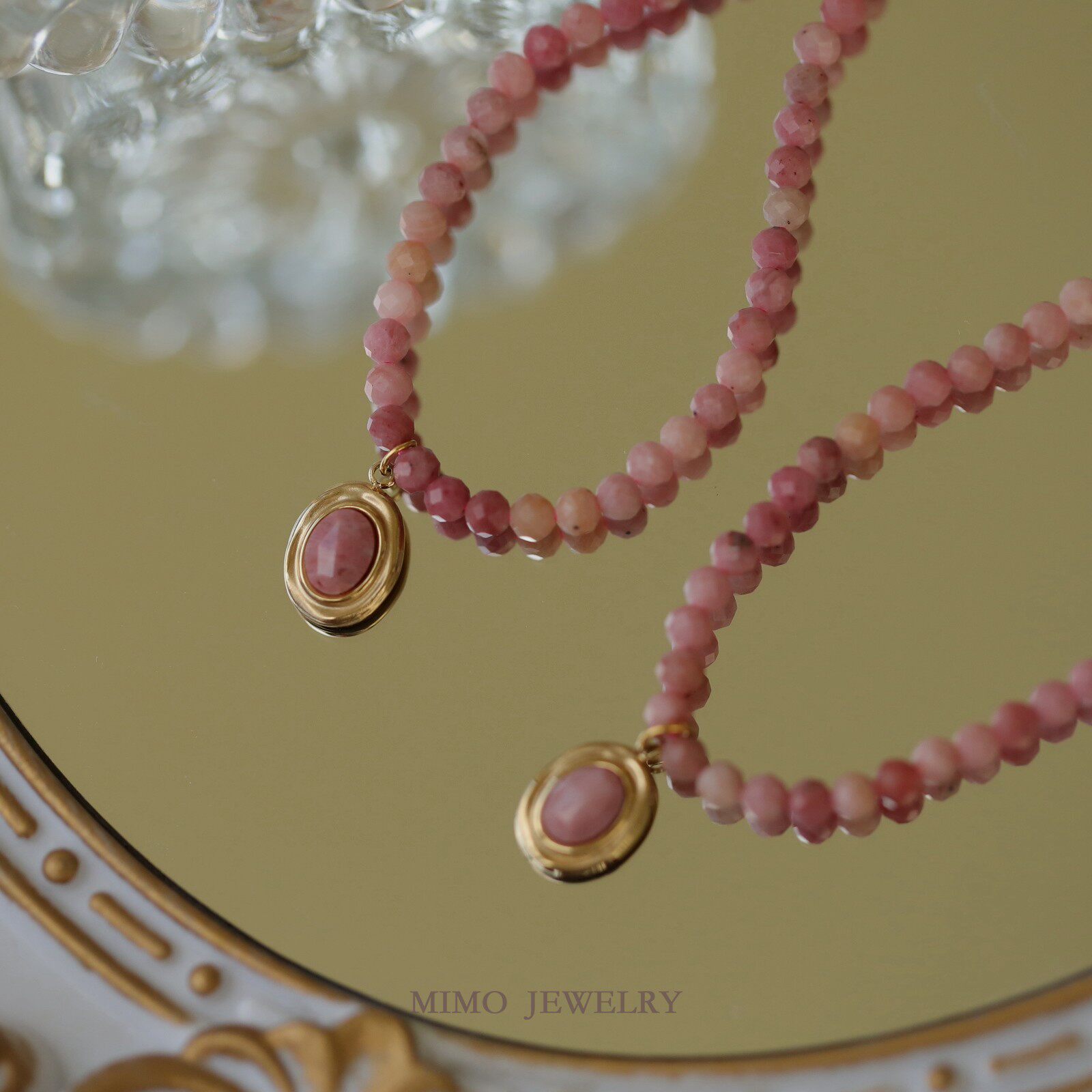 1 Buah Jimat Batu Merah Berseg - Rose Gold Bracelet ulasan dan harga