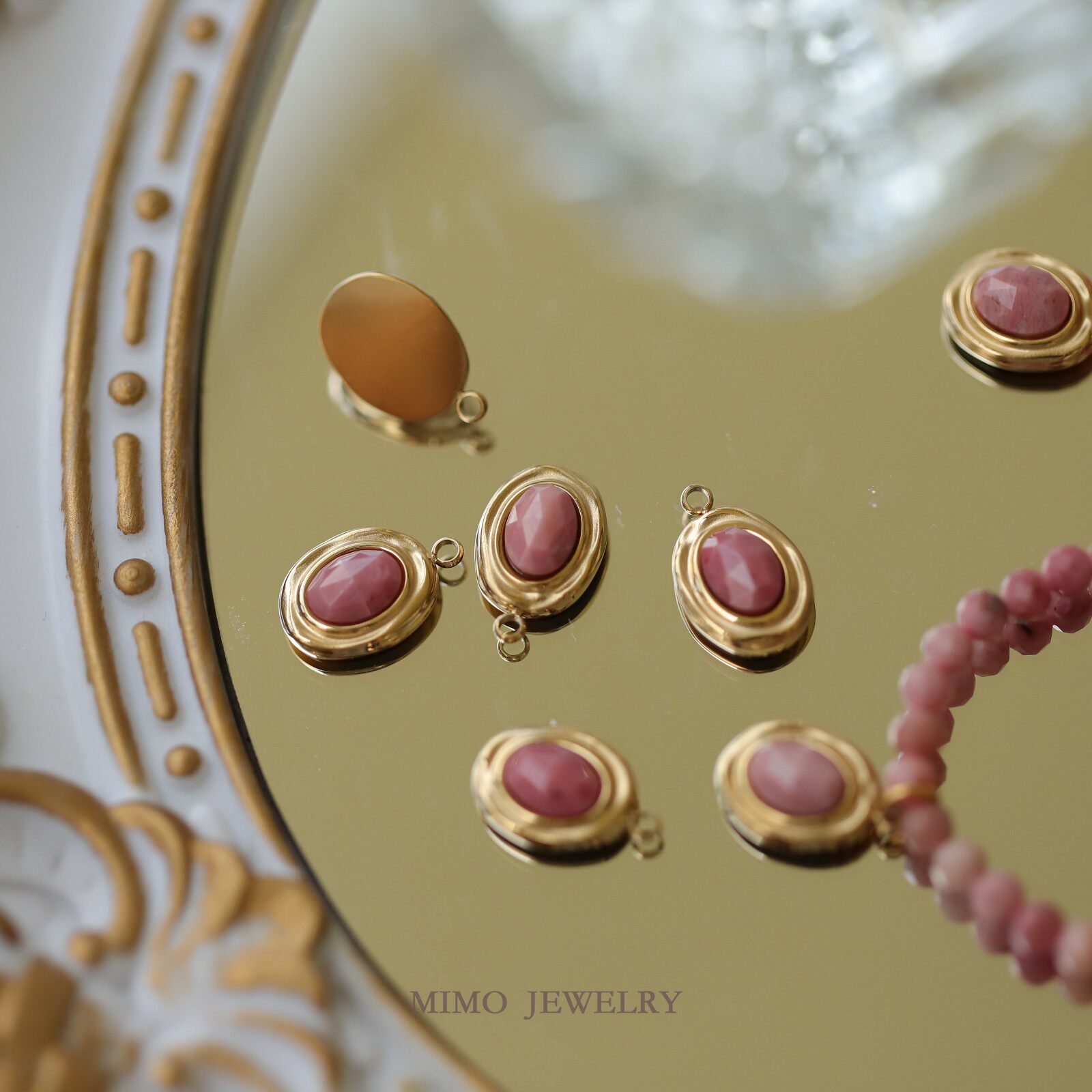 1 Buah Jimat Batu Merah Berseg - Rose Gold Bracelet ulasan dan harga