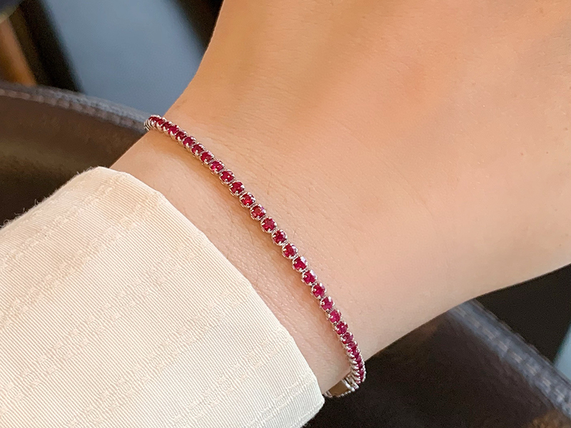 LUOWEND 100% 18K Gelang Emas P - Rose Gold Bracelet ulasan dan harga
