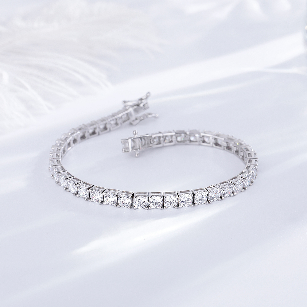 YLMyself 925 Gelang Tenis Pera - Tennis Bracelet Cubic ulasan dan harga