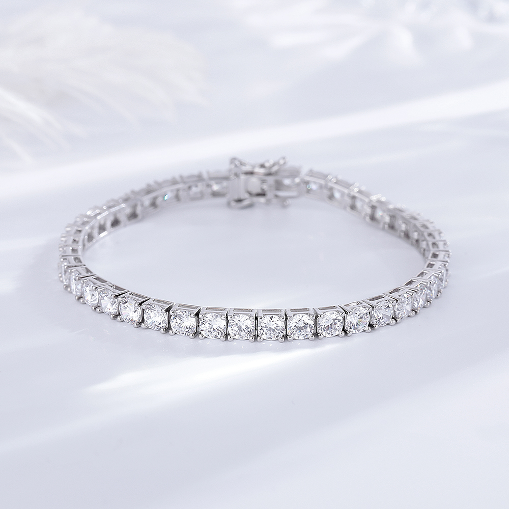 YLMyself 925 Gelang Tenis Pera - Tennis Bracelet Cubic ulasan dan harga