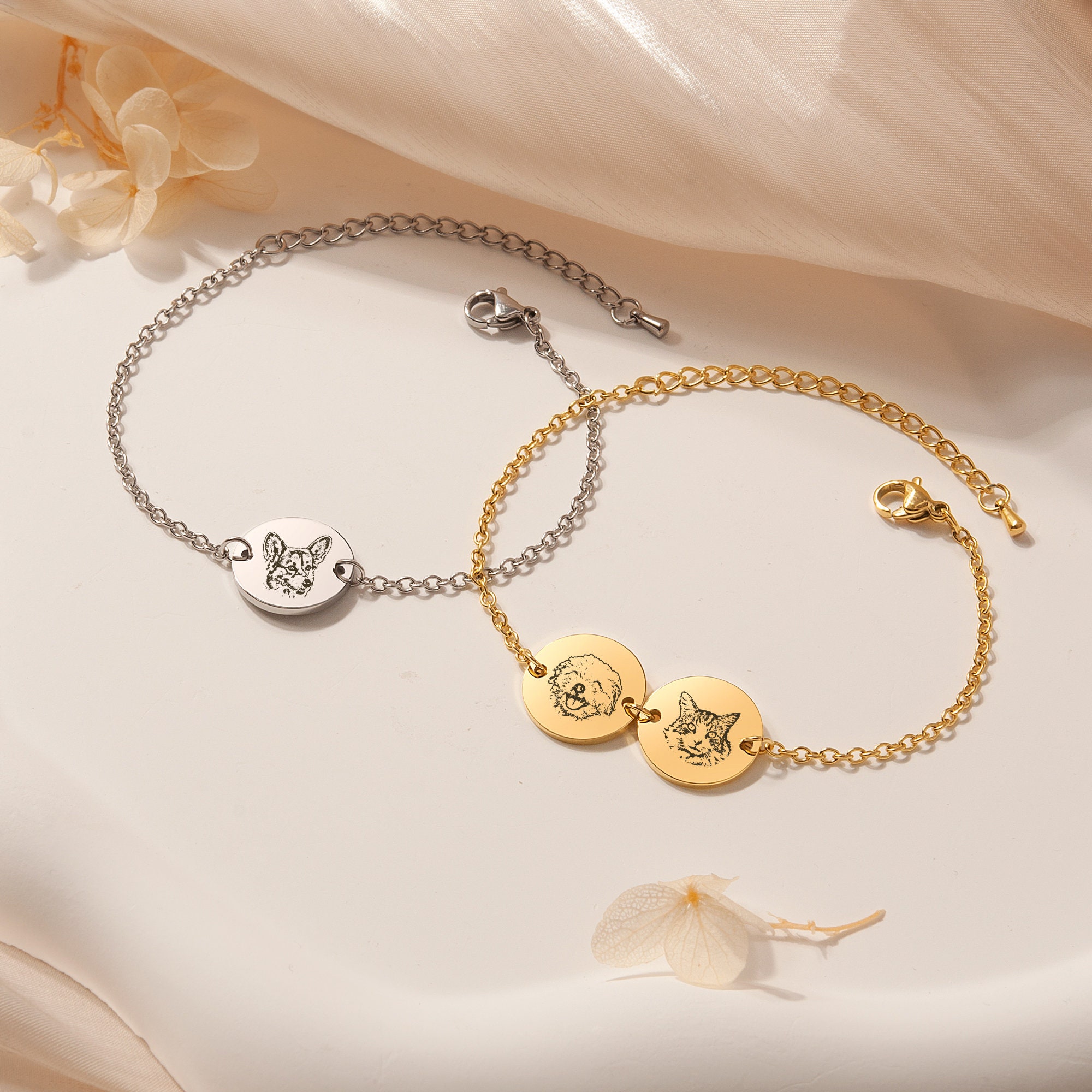 Gelang Hewan Peliharaan Potret - Rose Gold Bracelet ulasan dan harga